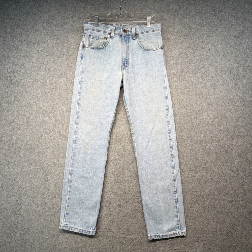 Vintage Levis Jeans Mens 31x30 (Fits 30x30) 505 Straight Made in USA 1996